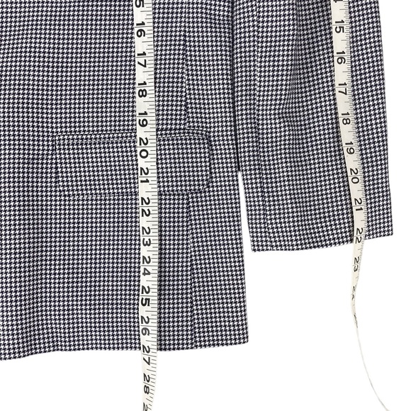 Vintage Worthington Navy Houndstooth Boyfriend Blazer - Picture 9 of 12